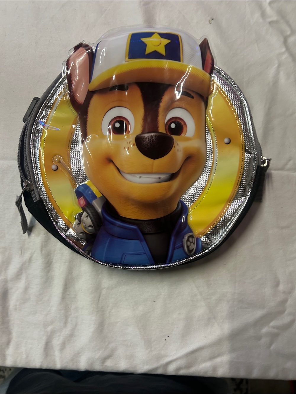 Paw Patrol Chase Round Backpack in Yellow and Blue